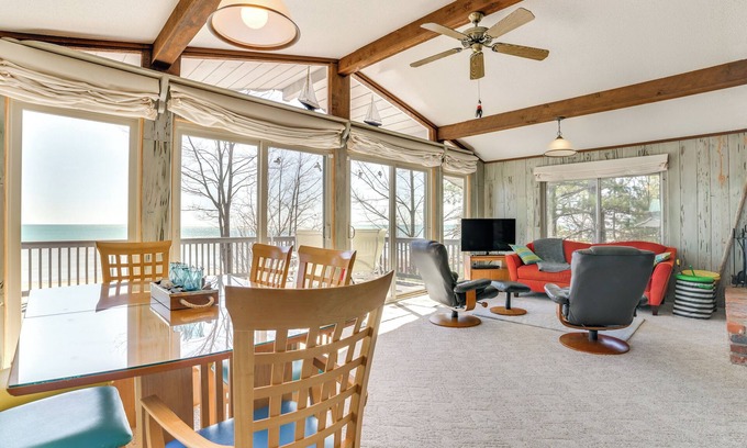 Greenbush Hütte | Private Beach: Waterfront Home on Lake Huron!