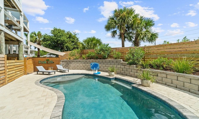 Port St. Joe Haus | Private Pool + Beach Access, Luxe Kitchen, Fire Pit & Outdoor Entertaining Space