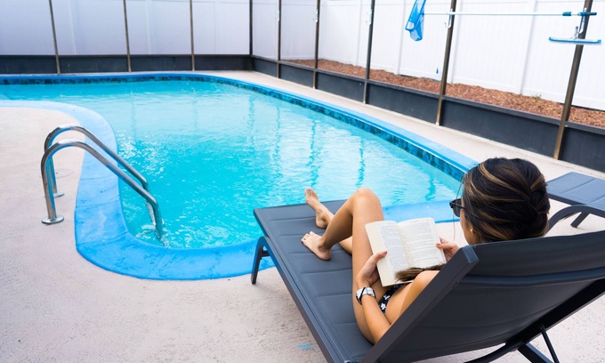 Tanglewood Terrace Haus | Private Pool Oasis in Pet-Friendly Home