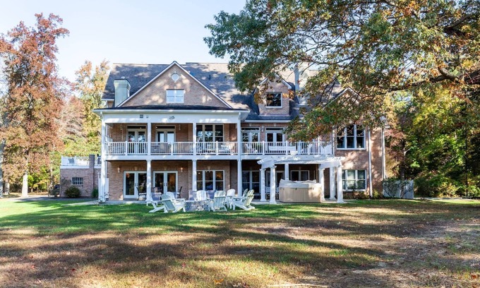 Churchton Haus | Private Waterview Estate with 4 Suites, Hot Tub, Gourmet Kitchen and Game Room