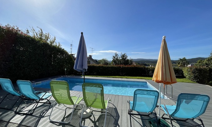 Lanhelas Haus | Propriedade Rustica com Piscina e Churraqueira com Vistas Para o rio Minho