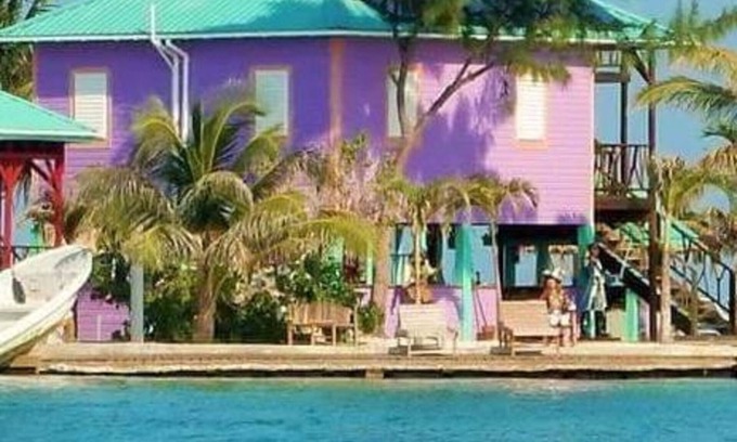 Placencia Haus | Purple Octopus Suite at King Lewey's Island Resort, Placencia Cayes, Belize