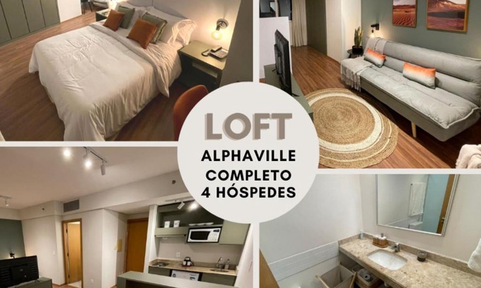 Alphaville Industrial Wohnung | Quarto Hotel no coração de Alphaville Piscina e Academia