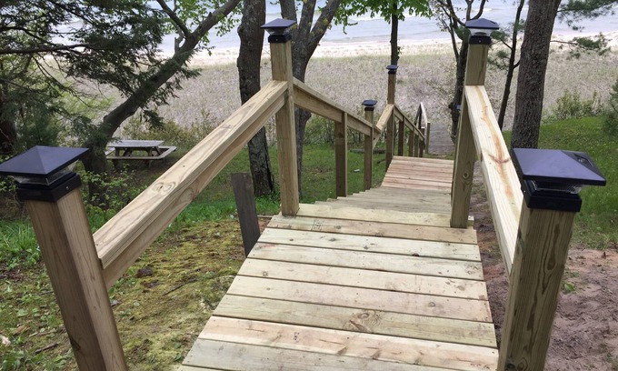 New Era Hütte | Ruhiges Lake Michigan Seeuferhäuschen