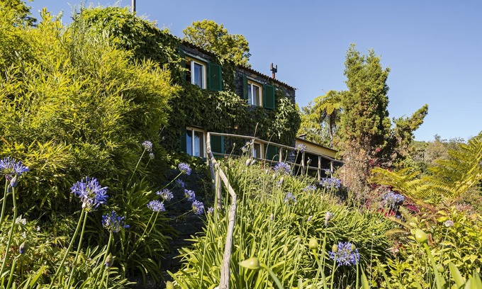 Santa Maria Maior Hütte | Quinta Devónia - Nogueira, Land- und Meerblick