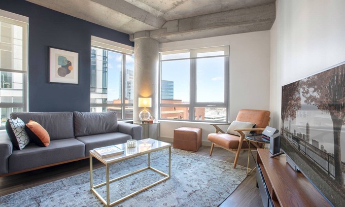 MIT Wohnung | Rad Kendall Square 1BR w/ Gym, W/D by MIT, MGH & River