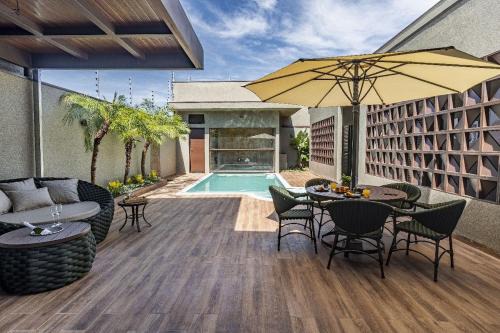 Olimpia Haus | Recanto Oásis - 3 Suítes, Piscina Aquecida com Sauna