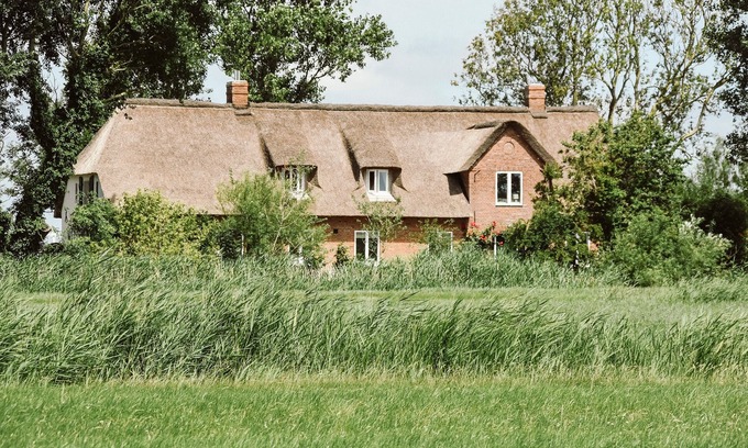 Uelvesbull Haus | Reetdachhaus Huus Uelvesbüll - Ferienwohnung Süd