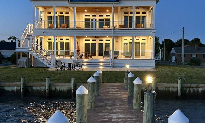 Old Landing Haus | Rehoboth Beach Ferienhaus - mit eigenem Dock