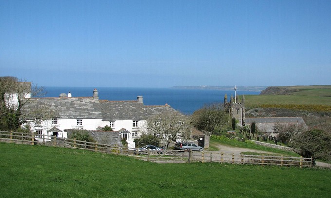 Saint Gennys Haus | Bemerkenswerte Lage in spektakulärer Küstenlage. 3 Schlafzimmer - 5 Personen