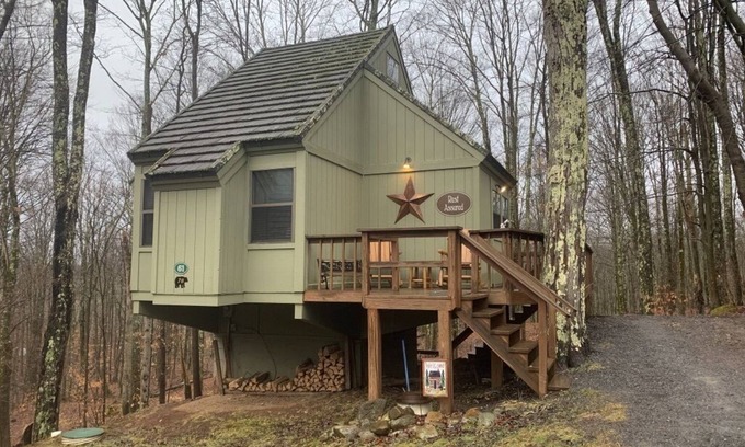 Davis Kabine | Seien Sie versichert im Black Bear Resort-Pet Friendly-Wandern, Skifahren, Schwimmen, Fischen, Radfahren, Entspannen