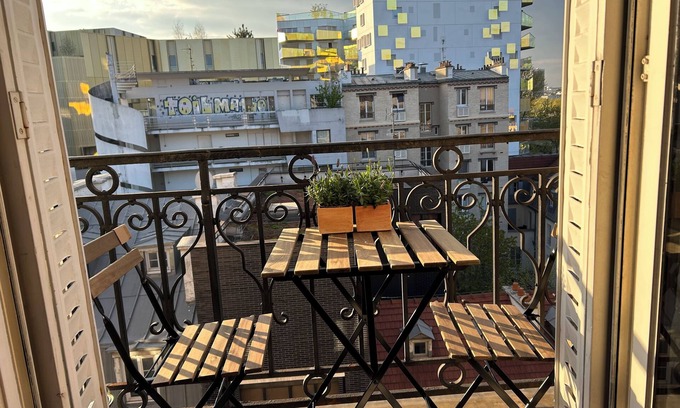 Bercy Wohnung | Riverside Aparatment with Balcony