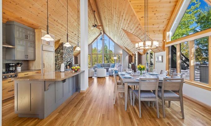 Teton Pines Haus | RMR: Snowy Pines Home in Wilson,WY