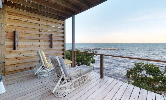 Thatch Caye Haus | Romantic Oceanfront Cabana w/ En-Suite Bath, A/C, & Incredible Ocean Views