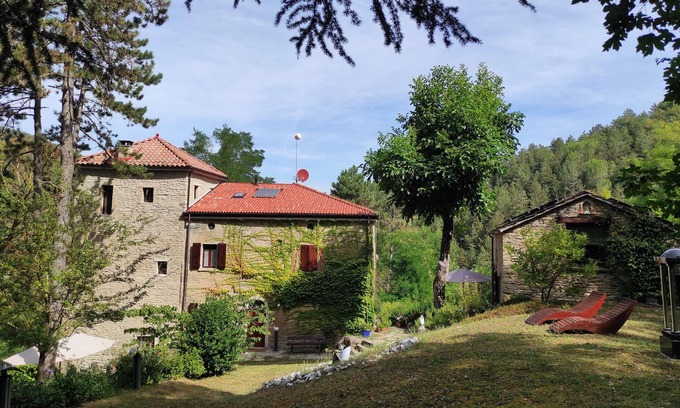 Casola Valsenio Haus | Romantisches Turmhaus mit Pool (Ravenna, Bologna, Florenz)