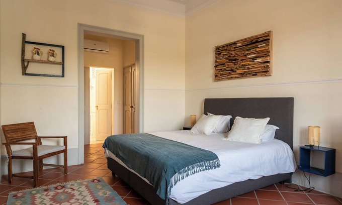 Cabeco de Vide Wohnung | Zimmer 'Quarto Duplo Com Casa De Banho Privativa 6' mit Gemeinschaftspool, Wi-Fi und Klimaanlage