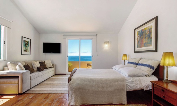Jardim do Mar Wohnung | Zimmer 'Suite Bela Vigia 1' mit Gemeinschaftspool, Gemeinschaftsgarten und Wi-Fi