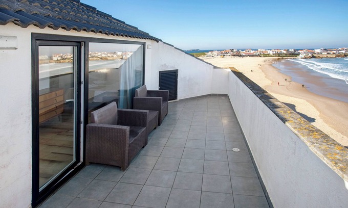 Baleal Wohnung | Zimmer 'Top Floor North Suite' mit Meerblick, privater Terrasse und Wi-Fi