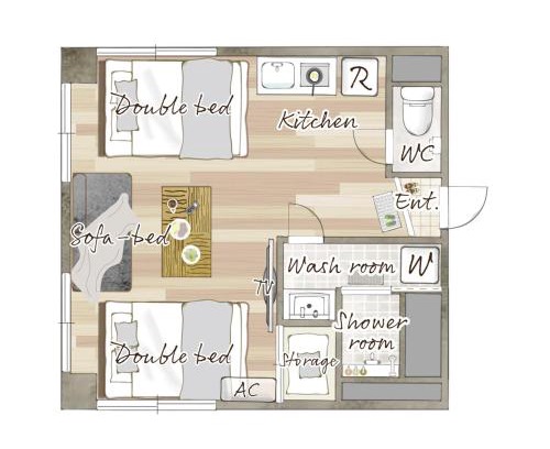 Higashiueno Wohnung | rot東上野3丁目401