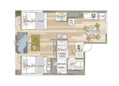 Higashiueno Wohnung | rot東上野3丁目501