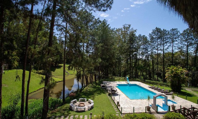 Sao Silvestre de Jacarei Haus | Sítio com piscina, área arborizada e lazer