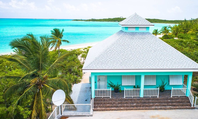 Great Exuma Haus | Sand Nickels Hoopers Bay Villa am Strand