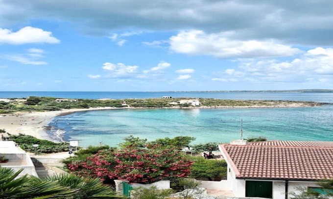 Calasetta Haus | Sardinien, Calasetta, Dachboden mit atemberaubender Aussicht