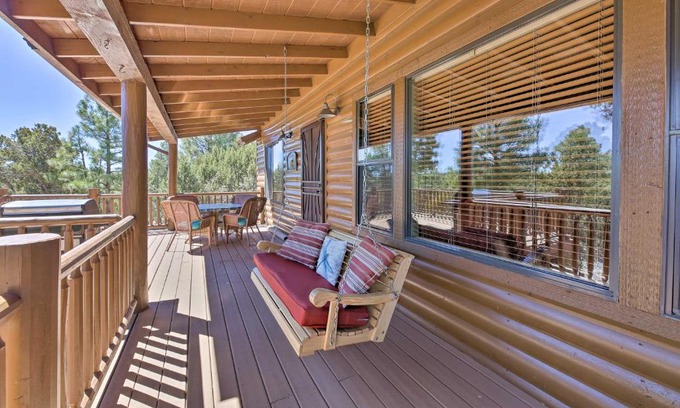 Show Low Haus | Scenic Show Low Cabin with Huge Deck and Grill!