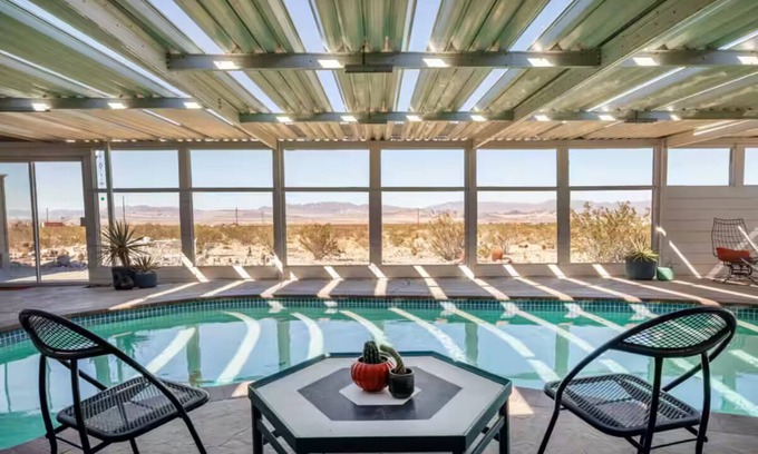 Wonder Valley Haus | SCORPIO RISING 5 Acre MidCentury Pool Outdoor Spa