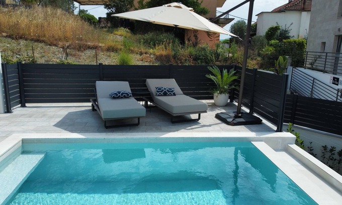 Tivat Villa | Sea View Villa Aquilla with heated Pool