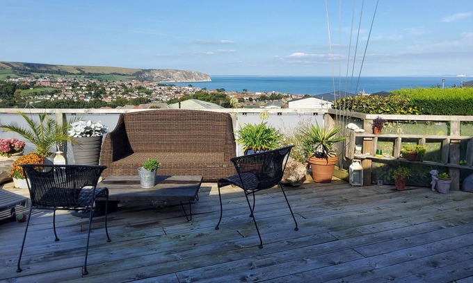 Swanage Kabine | Sea views.