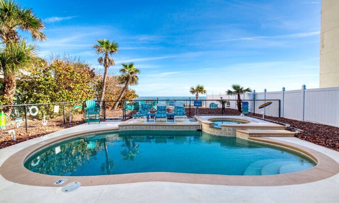 Ormond Beach Haus | Seaside Serenity Oceanfront Pool Home
