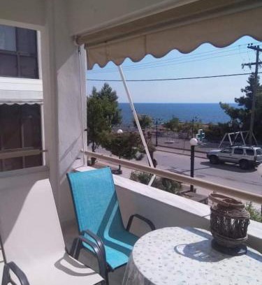Nea Michaniona Wohnung | Seaview to Olympus, sunny, cosy apartment