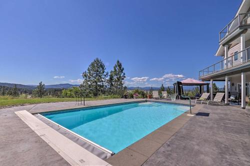Post Falls Haus | Secluded Home with Pool about 14 Mi to Coeur dAlene!