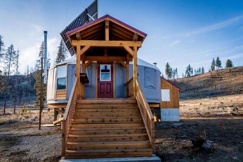 Boise County Sonstige | Secluded Modern Yurt with Sauna Perfect for Small Groups in Boise, Idaho