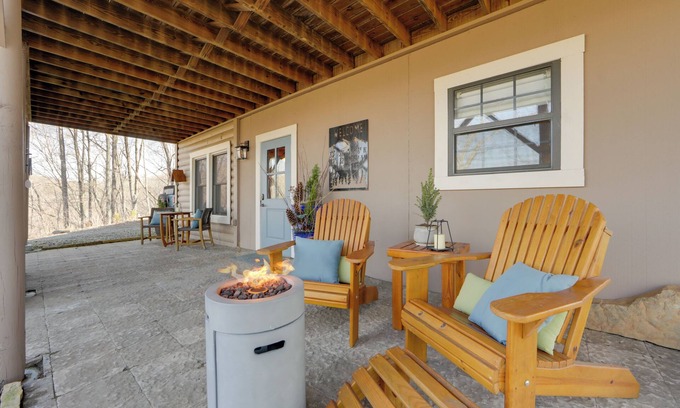 Mars Hill Kabine | Mtn Views & Fire Pit: Couple's Escape in Mars Hill