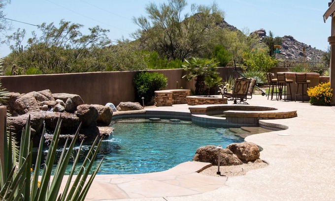 Desert Vista Haus | Abgeschiedenes Sonoran Estate mit Panoramablick auf die Berge in North Scottsdale!