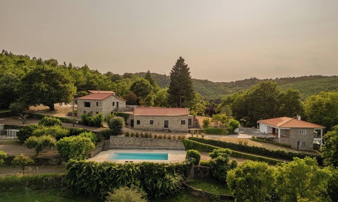 Santa Comba Dao Haus | Secluded River-View Estate, Pool and BBQ by HostWise