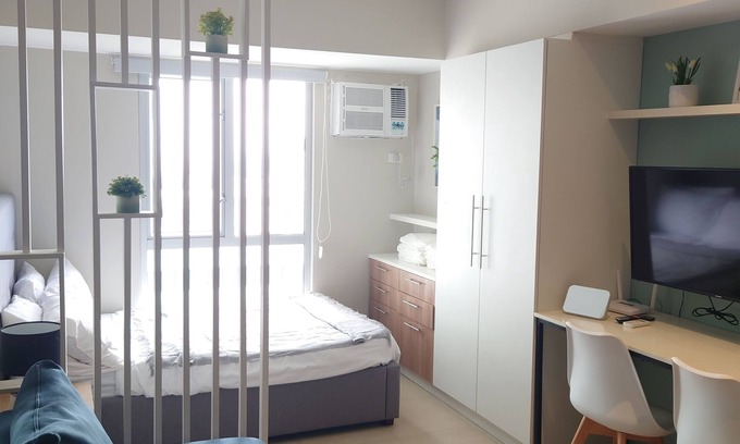 Cebu Wohnung | Serene studio with AC in vibrant IT park of Cebu City