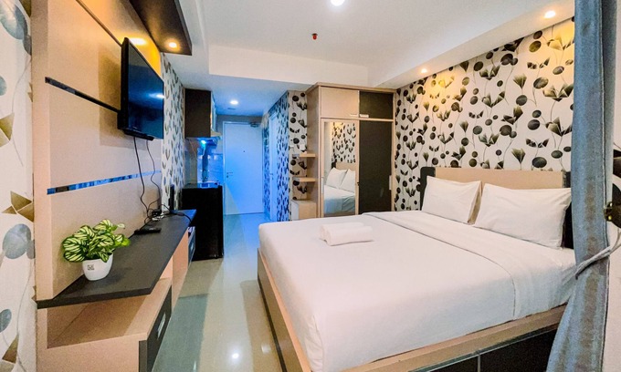 Biringkanya Wohnung | Simple And Cozy Studio Tamansari Skylounge Makassar Apartment