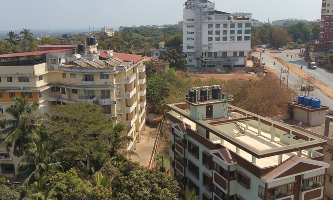 Udupi Wohnung | Gelegen in einer Einstellung von Panorama und klarer Blick auf den Sonnenaufgang.