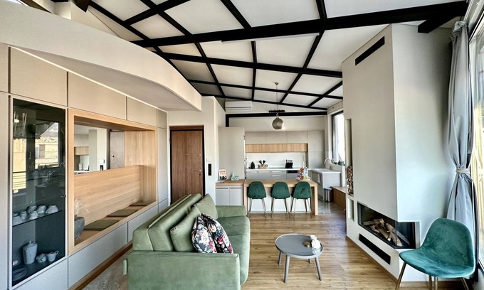 Dafni Wohnung | Sky Apartment - Zwei Schlafzimmer Wohnung, Schläft 6