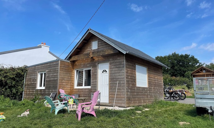 Roscanvel Skihütte | Kleines Chalet in der Nähe des Meeres