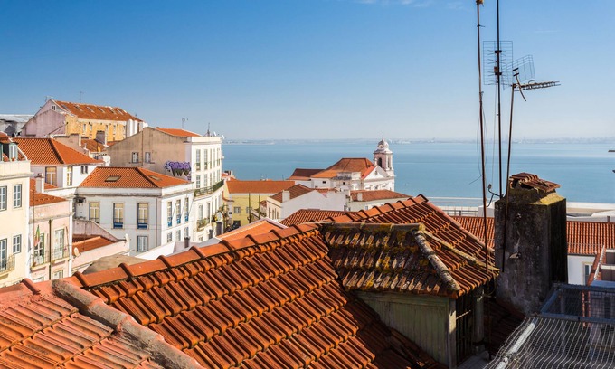 Santa Maria Maior Haus | Sol III - Zentrum des alten Lissabon Tajus View