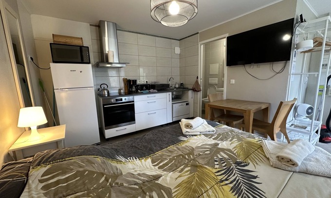 Neydens Wohnung | Studio-Soleil levant-Ensuite