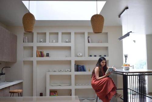 Tonk Road Wohnung | Somewhere in Jaipur, Sunlit Boho Floor Behind Airport