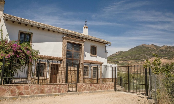 Rute Hütte | SOURCE der Roma mit Blick auf den Sumpf IZNAJAR