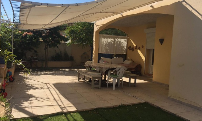 Beziers Haus | South-France-Hérault-Mer-Campagne-Villa-Baby equipment-Pets accepted-