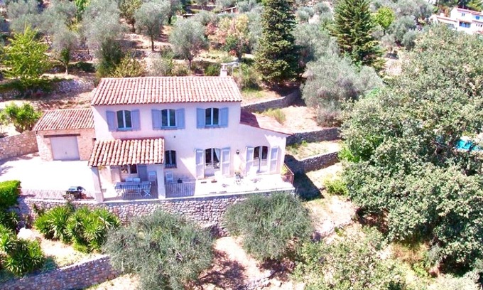 Speracedes Haus | Spacieuse Villa vue mer Baie de Cannes et Iles de Lérins Calme Absolu