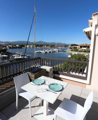 Saint-Cyprien Plage Wohnung | Spacieux Studio 3pers vue marina a St Cyprien